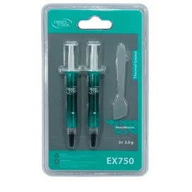 Термопаста в шприце Deepcool EX750, 5 грамм, 2*1,5 грамма фото