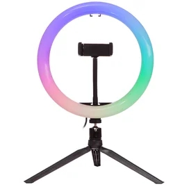Neo-10 RGB Сақиналы шамы, үштаған пішіні, 12W (HQ-10 RGB Tripod) фото