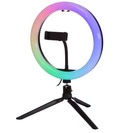 Neo-10 RGB Сақиналы шамы, үштаған пішіні, 12W (HQ-10 RGB Tripod) фото #2