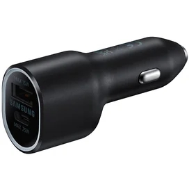Автокөлікте 3*USB зарядтау құрылғысы, 40W, Samsung, Қара (EP-L4020NBEGRU) фото