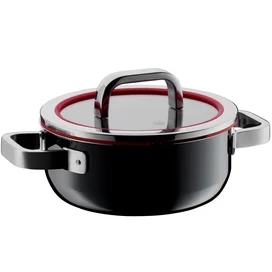Кастрюля низкая FT Functional T 20см (Черная) WMF 517205290 фото