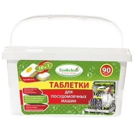 Eco&clean "10-ы 1-де" Ыдыс жуғыш машиналарға арналған таблеткалары 90 дана (WP-014) фото