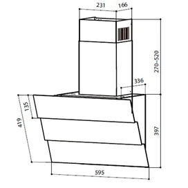 Вытяжка LEX RIO GS 600 WHITE фото #1