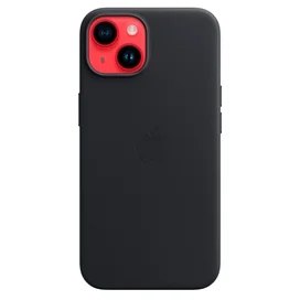 Чехол для iPhone 14, Leather Case with MagSafe, Midnight (MPP43ZM/A) фото #4
