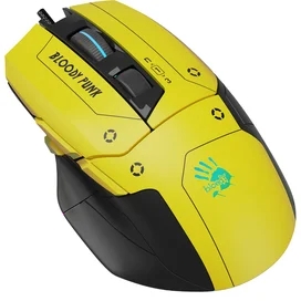 Bloody W70-Max Ойын тінтуірі, Punk yellow (W70-Max-Punk yellow) фото #1