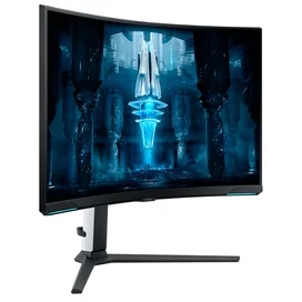 Монитор Игровой 32" Samsung G8 LS32BG852NIXCI 3840x2160 16:9 VA 240ГЦ (2HDMI+DP) Curved White фото #2