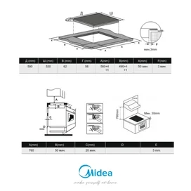 Индукционная варочная панель Midea MCI-B632D фото #3