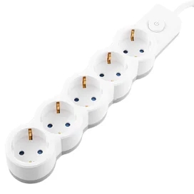 Satti желі сүзгісі, 3м, 5 розетка, 16А, White, (PFFS-16A3005) фото