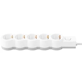 Satti желі сүзгісі, 5м, 5 розетка, 16А, White, (PFFS-16A5005) фото #1
