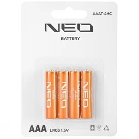 NEO Alkaline (AAAT-4HC) AAA Батареясы 4 дн. фото