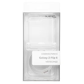 Чехол для Galaxy Z Flip6, NEO TPU Case with MagSafe, Clear (TPUCM-ZFlip6C) фото #2