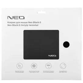 Коврик для мыши Neo Black - S фото #3