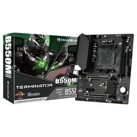 MAXSUN аналық платасы Terminator B550M AM4 2DDR4 PCI-E 1x16 1x4 1x1 (HDMI+VGA) mATX фото