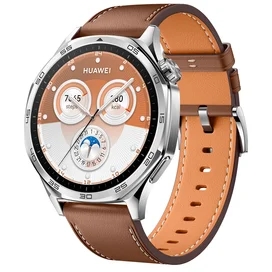 Huawei GT 5 (46mm) Смарт сағаты,Brown Composite Leather Strap фото