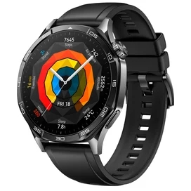 Huawei GT 5 (46mm) Смарт сағаты,Black Fluoroelastomer Strap фото
