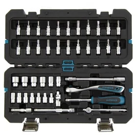 Gross құрал-саймандар жиынтығы, 42 құрал CrV, 120 тіс, 1/4" (14146M) фото #2