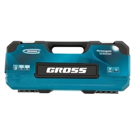 Gross құрал-саймандар жиынтығы, 24 құрал CrV, 120 тіс, 1/2" (14147M) фото #3