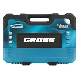 Gross құрал-саймандар жиынтығы, 78 құрал CrV, 120 тіс, 1/4", 1/2" (14148M) фото #2