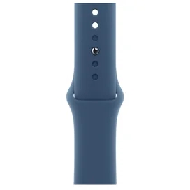 Apple Watch Series 10 Смарт сағаты, GPS 42mm Silver Aluminium Case with Denim Sport Band - S/M фото #2