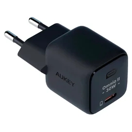 Адаптер питания Aukey VoltApex II Mini 30W PA-B1L USB Type-C черный (PA-B1L) фото #1