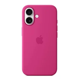 Чехол для iPhone 16 Silicone Case with MagSafe - Fuchsia (MYY53ZM/A) фото #3