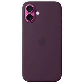 Чехол для iPhone 16 Plus Silicone Case with MagSafe - Plum (MYYD3ZM/A) фото #2