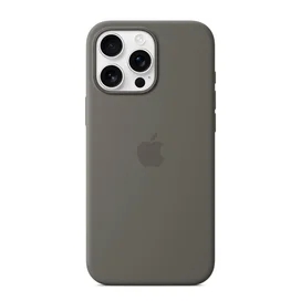 Чехол для iPhone 16 Pro Max Silicone Case with MagSafe - Stone Gray (MYYV3ZM/A) фото #2