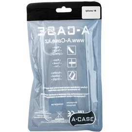 Чехол для iPhone 16 Прозрачный силиконовый A-Case (CASE-CL-IP16) фото