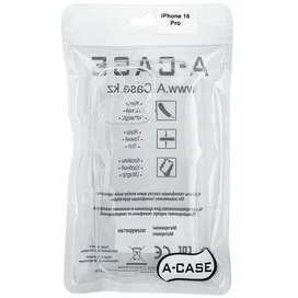 Чехол для iPhone 16 Pro Прозрачный силиконовый A-Case (CASE-CL-IP16Pro) фото