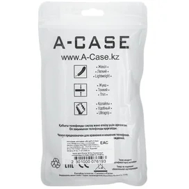 Чехол для iPhone 16 Pro Прозрачный силиконовый A-Case (CASE-CL-IP16Pro) фото #1