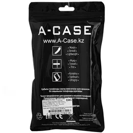 Чехол для iPhone 16 Plus Прозрачный силиконовый A-Case (CASE-CL-IP16Plus) фото #1