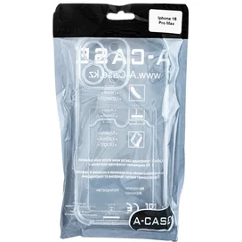 Чехол для iPhone 16 Pro Max Прозрачный силиконовый чехол с визитницей A-Case (CASE-V-IP16ProMax) фото