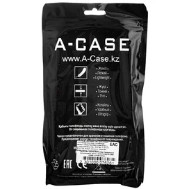 Чехол для iPhone 16 Pro Max Прозрачный силиконовый чехол с визитницей A-Case (CASE-V-IP16ProMax) фото #1
