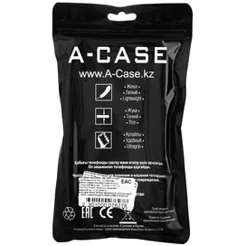 Чехол для iPhone 16 Plus Прозрачный силиконовый чехол с визитницей A-Case (CASE-V-IP16Plus) фото #1