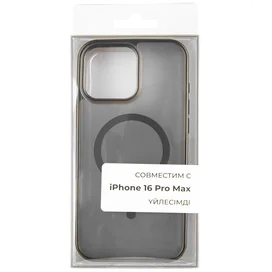 Чехол для iPhone 16 Pro Max, NEO TPU Case with MagSafe, Black (TPUCM-16ProMaxB) фото #3