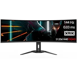 49" Gigabyte CO49DQ Мониторы 5120x1440  32:9 OLED 144ГЦ (2HDMI+DP) Black фото