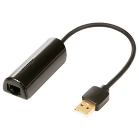 USB Ethernet Vention CEGBB адаптері (USB 2.0/RJ-45 LAN, 100Мб/С, Black) фото