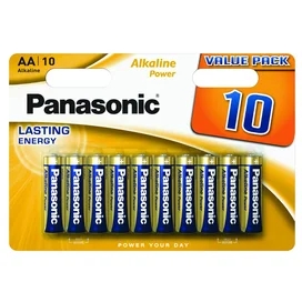 Panasonic AA батареясы 10 дана Alkaline Power (LR6REB/10BW/LR6APB/10) фото