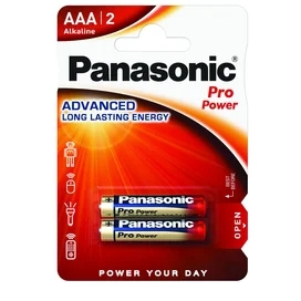 Panasonic AAA батареясы 2 дана Pro Power (LR03XEG/2BP) фото