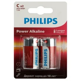 Philips Power C батареясы 2 дана LR14-2BL (4895229139381) фото