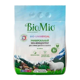 BioMio BIO-UNIVERSAL COLORS&WHITES 2400 г әмбебап кір жуғцыш ұнтағы фото