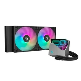 Система жидкостного охлаждения для CPU Deepcool LT240 ARGB Black [R-LT240-BKAMNC-G-1] фото