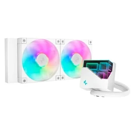Система жидкостного охлаждения для CPU Deepcool LT240 ARGB White [R-LT240-WHAMNC-G-1] фото