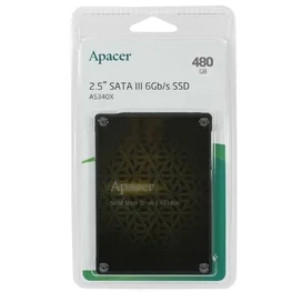 Ішкі SSD 2.5" 7мм 480GB Apacer AS340X SATA-III 3D TLC [AP480GAS340XC-1] фото #2