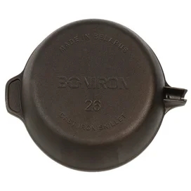 Алынбалы тұтқасы бар шойын таба 26см Boniron BC 26-02 фото #2
