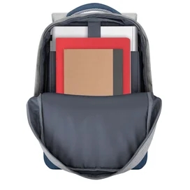 RIVACASE 7562 grey/dark blue ноутбук рюкзактары 15,6" (7562 grey/dark blue) фото #3