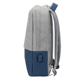 RIVACASE 7562 grey/dark blue ноутбук рюкзактары 15,6" (7562 grey/dark blue) фото #4