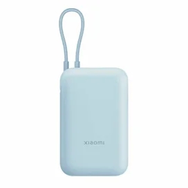 Xiaomi, Power Bank 10000mAh 37W (Integrated Cable) Ice Blue GL, сұр сыртқы аккумуляторы (P15ZM/BHR9073GL) фото