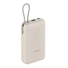 Xiaomi, 33W Power Bank 20000mAh (Integrated Cable) Tan GL, сұр сыртқы аккумуляторы (PB2030MI/BHR8851GL) фото #1