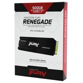 Ішкі SSD M.2 2280 500GB Kingston FURY Renegade PCIe 4.0 x4 NVMe with HeatSink [SFYRSK/500G] фото #1